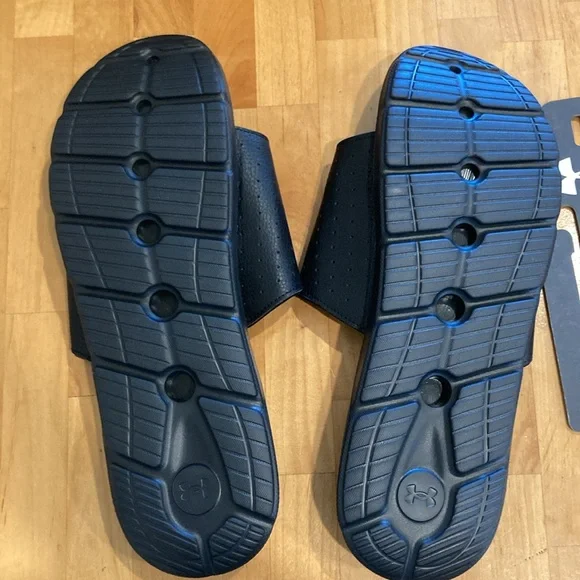 Under Armour Black Slide Sandals | 17 - Picture 4 of 6